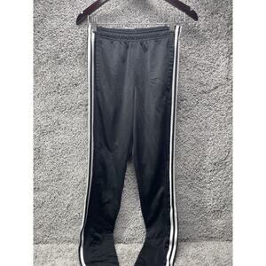 Adidas Men's Pants Primegreen Size Small Athletic Wear Black & White Zipper